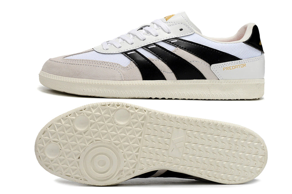 Chuteira Adidas Predator 24 League Futsal - Branco/Preto