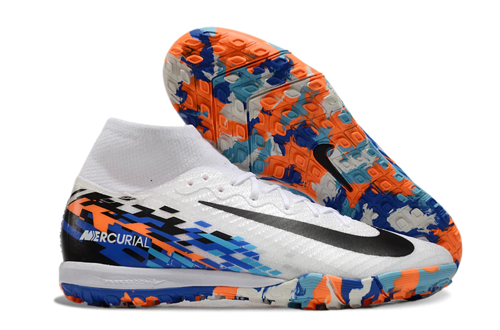 Chuteira Nike Mercurial Superfly 10 Elite Society - Branco/Preto/Vermelho