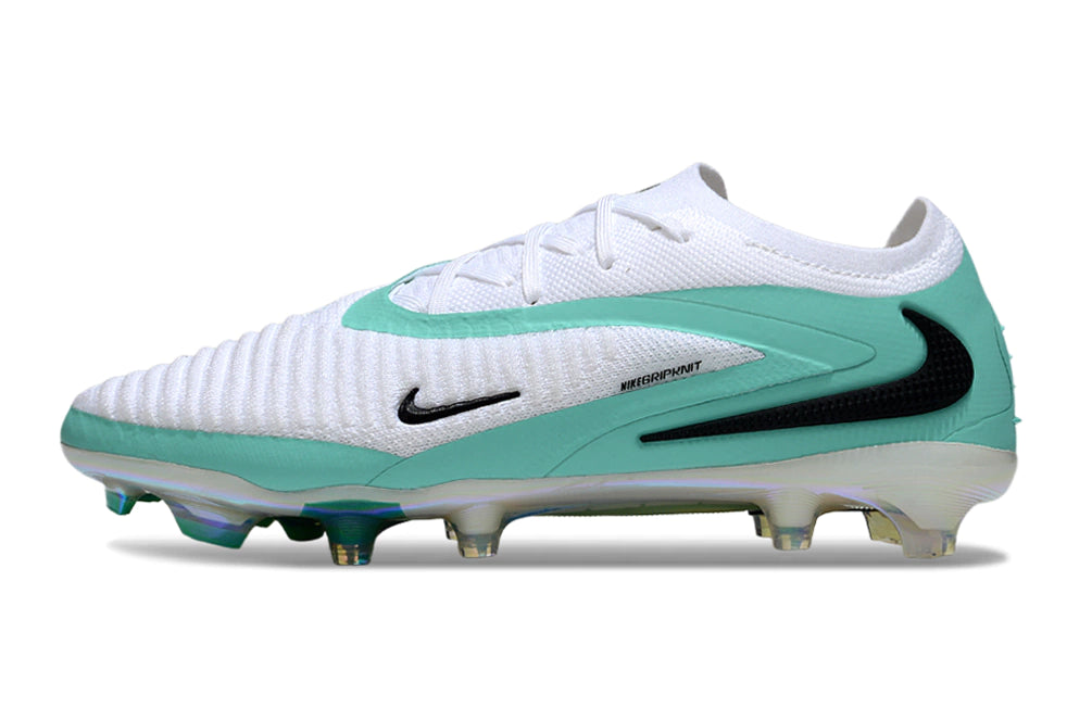 Chuteira Campo NIKE Phantom 6 Elite FG - Branco/Azul