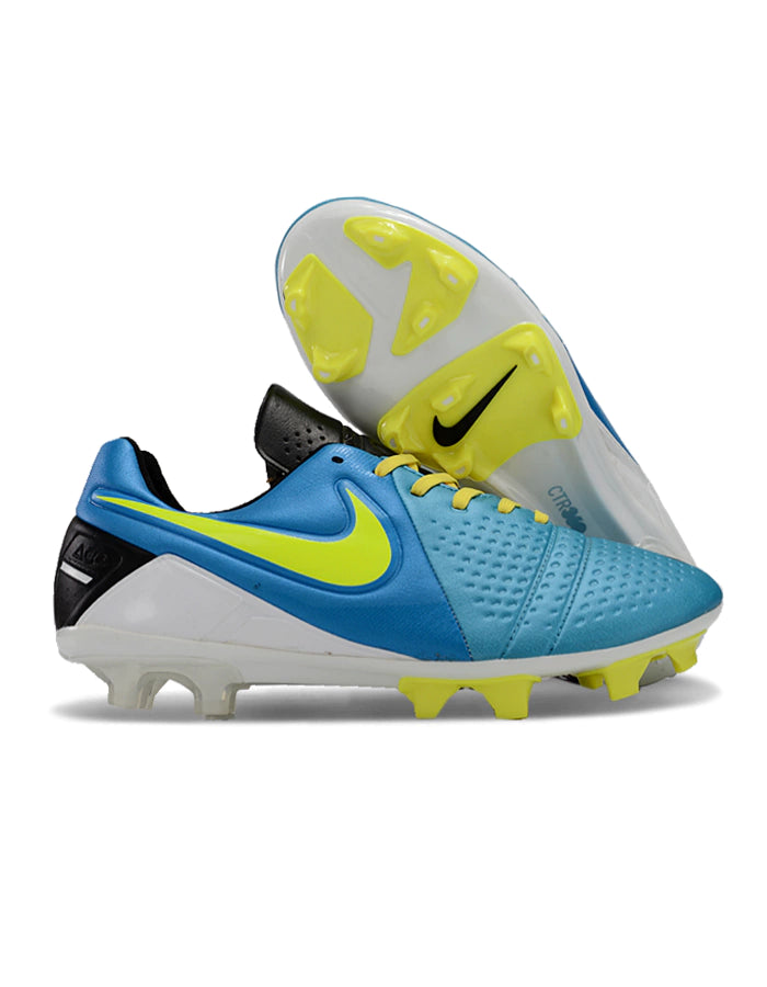 Chuteira Nike Tiempo CTR360 Maestri 3 Campo FG - Preto/Verde/Azul
