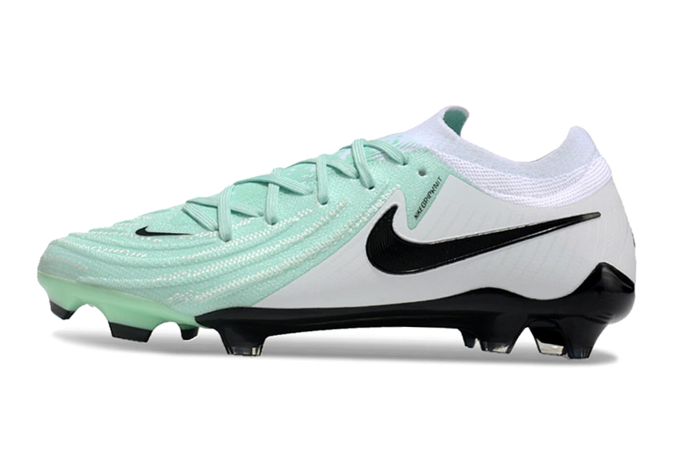Chuteira Nike Campo Phantom GX2 Elite Campo FG - Branco/Azul claro