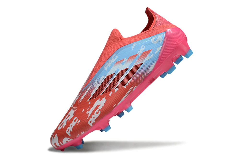 Chuteira Adidas F50 X Laceless Campo - Rosa