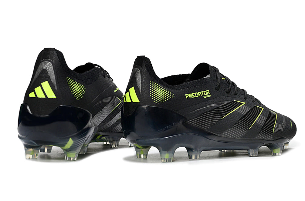 Chuteira Adidas Predator Elite 25 Campo FG - Preto/Verde