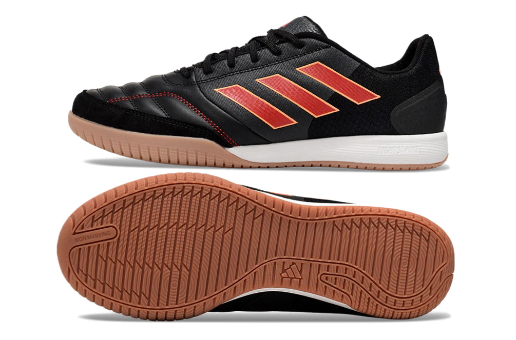 Chuteira Adidas Top Sala Futsal - Preto/Marrom