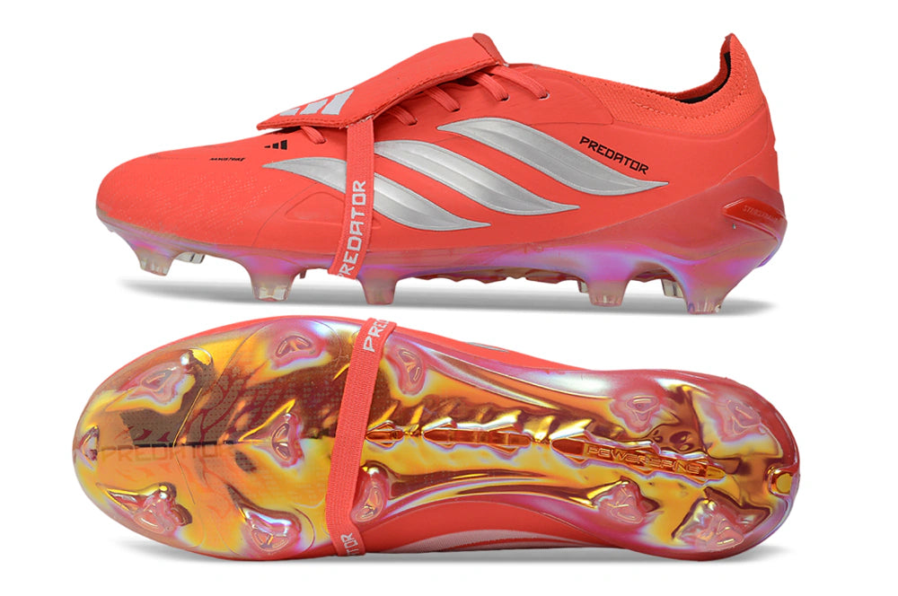 Chuteira Adidas Predator Tongue 26 Elite FG - Laranja