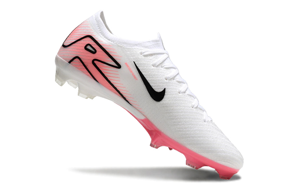 Chuteira Nike Air Zoom Mercurial Vapor 16 Elite FG - Branco/Rosa