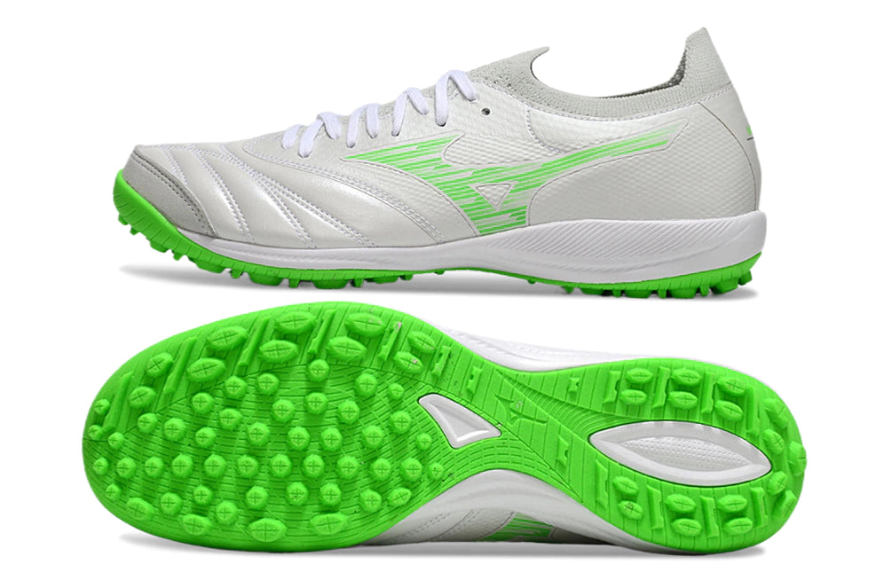 Chuteira Miuzno Morelia Neo Sala β Society - Branco/Verde