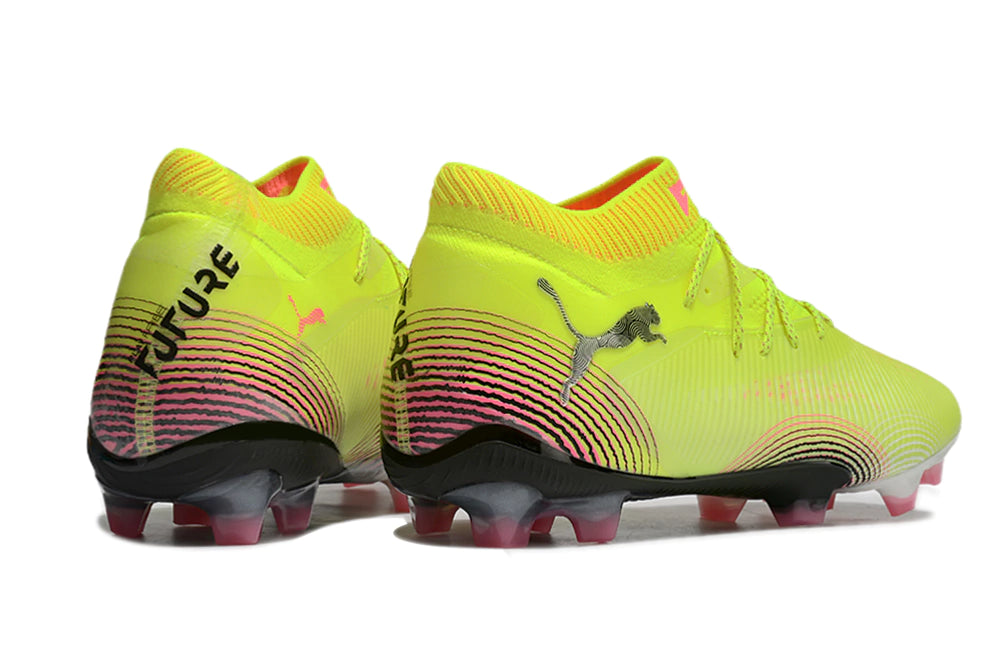 Chuteira Puma Future 8 Ultimate Botinha Campo FG - Verde/Preto