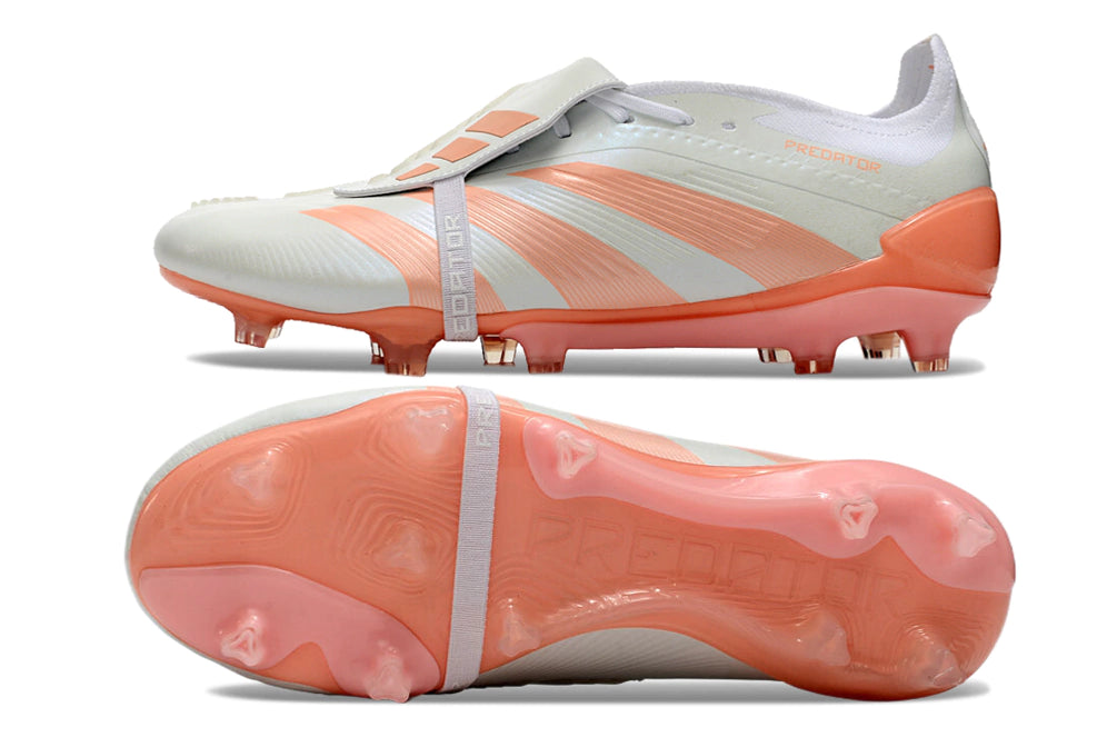 Chuteira Adidas Predstrike Elite Campo - Branco/Rose