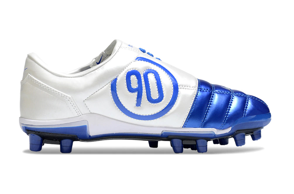 Chuteira Nike Total 90 Campo - Azul/Branco