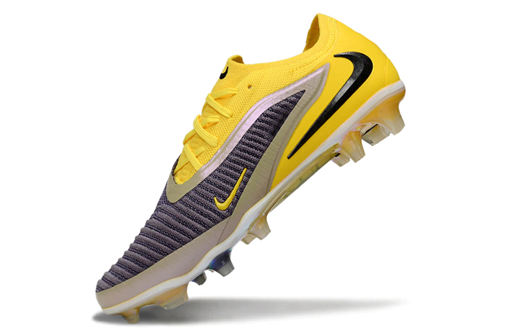 Chuteira Campo NIKE Phantom 6 Elite FG - Amarelo/Preto
