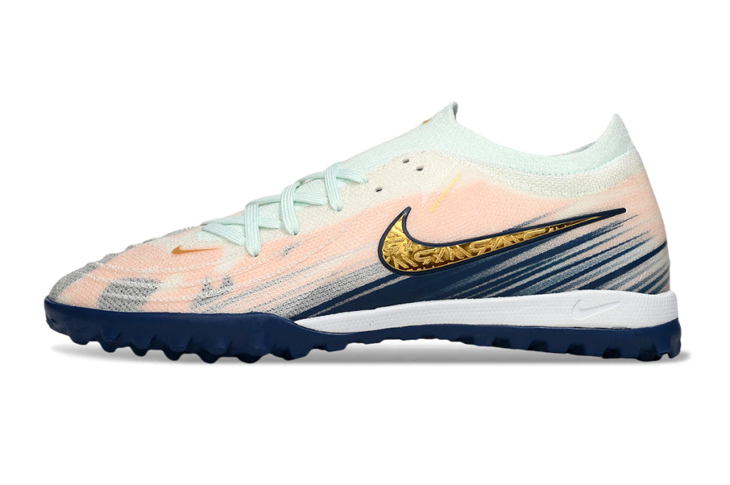 Chuteira Nike Phantom GX 2 Elite Society TF - Branco/Azul