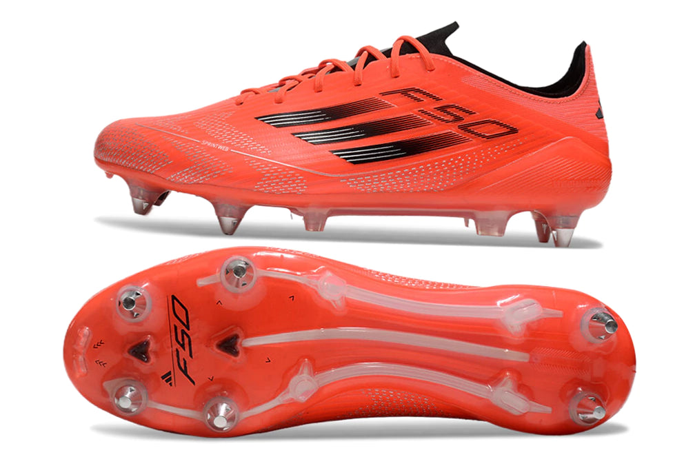 Chuteira Adidas F50 X Campo SG - Laranja/Preto
