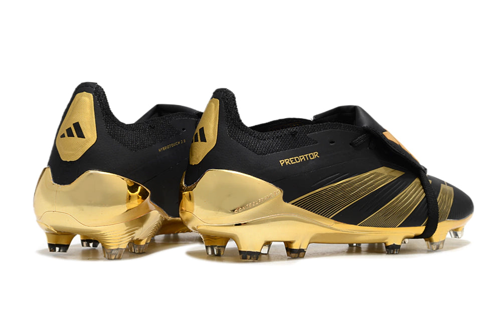 Chuteira Adidas Predstrike Elite Campo - Preto/Dourado