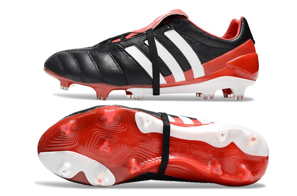 Chuteira Adidas Predator Mania FG - Preto/Vermelho