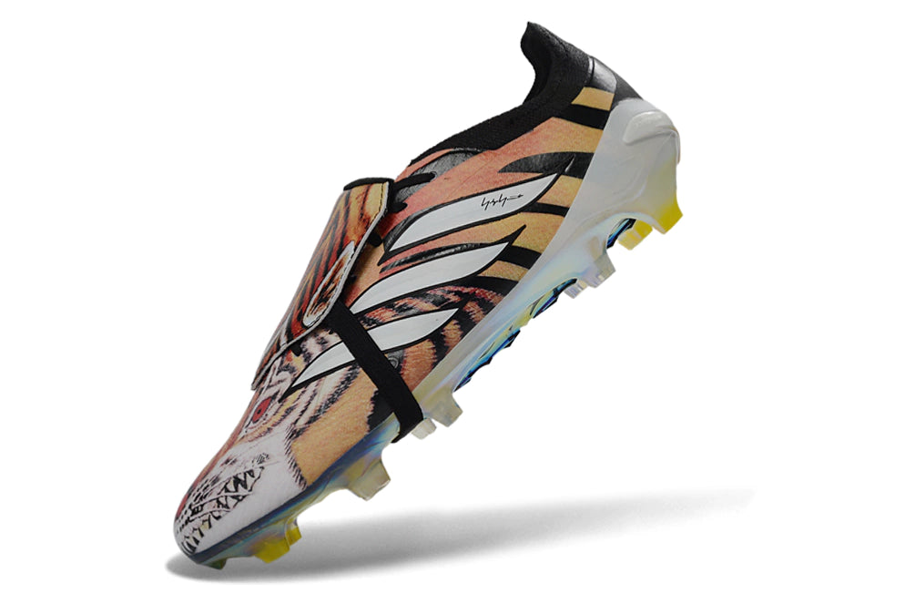 Chuteira Adidas Predator Tongue 26 Elite FG - Tigre