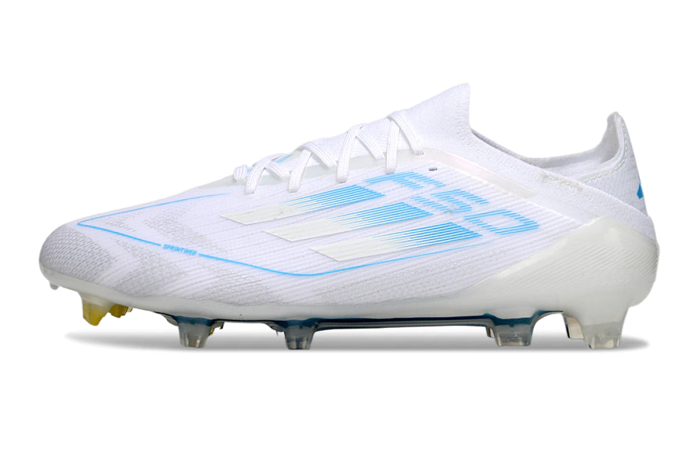 Chuteira Adidas F50 X Campo - Branco/Azul