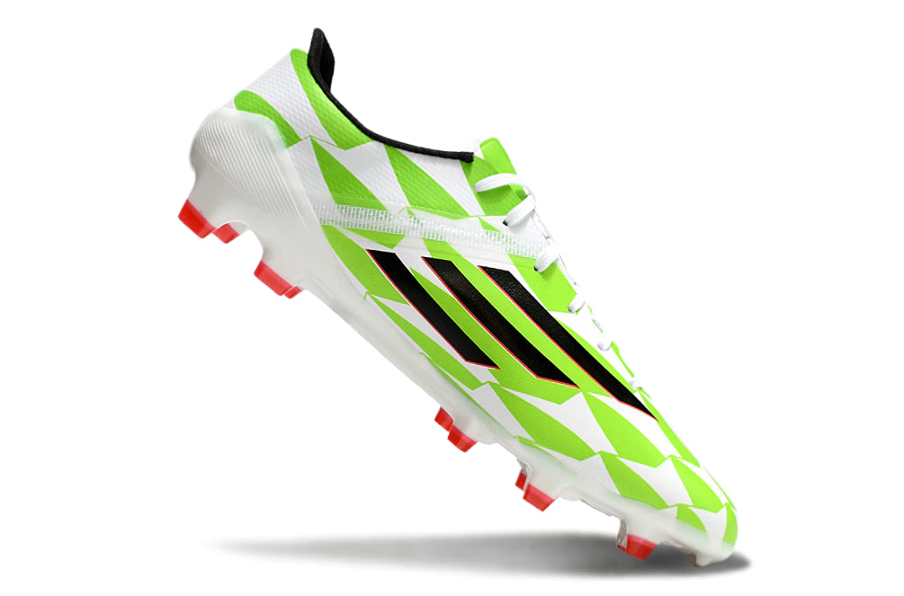 Chuteira Adidas F50 X Campo - Branco/Verde/Preto