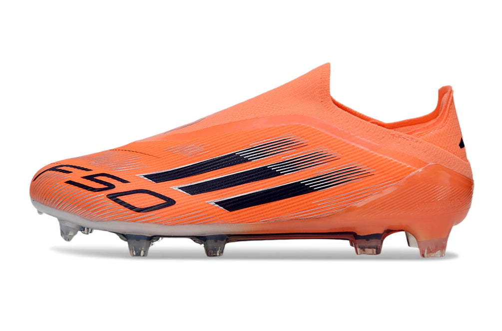 Chuteira Adidas F50 X Laceless Campo - Laranja