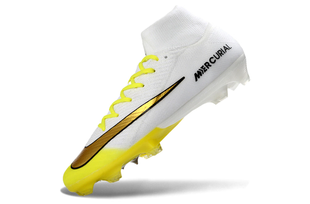 Chuteira Nike Air Zoom Mercurial Superfly 10 Elite Campo - Branco