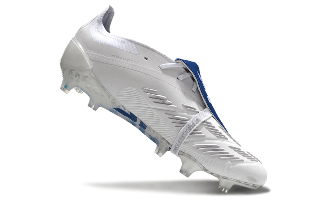 Chuteira Adidas Predstrike Elite Campo - Branco/Azul