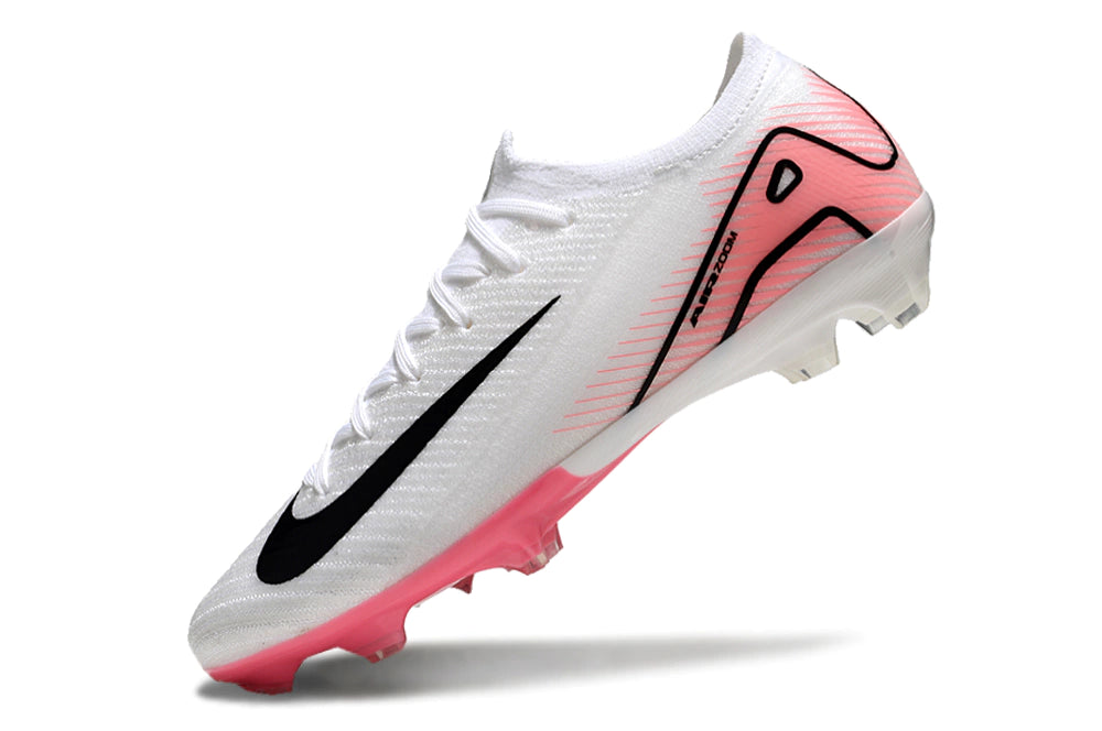 Chuteira Nike Air Zoom Mercurial Vapor 16 Elite FG - Branco/Rosa