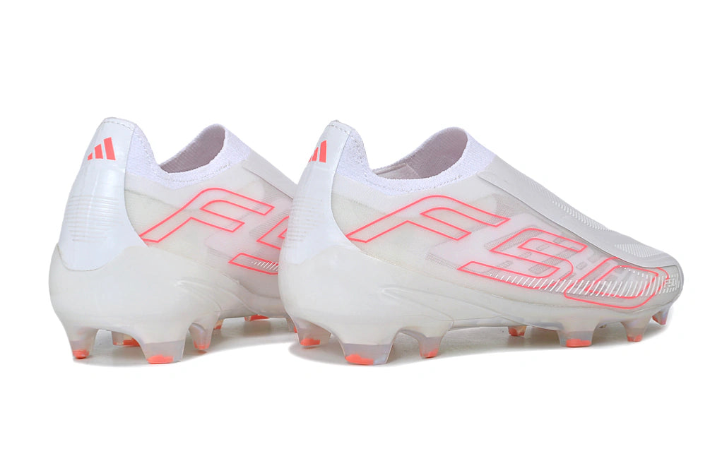 Chuteira Adidas F50 Hyperfast Laceless FG - Branco