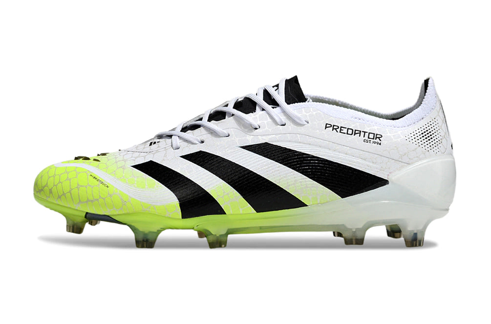 Chuteira Adidas Predator Elite 25 Campo FG - Branco/Verde