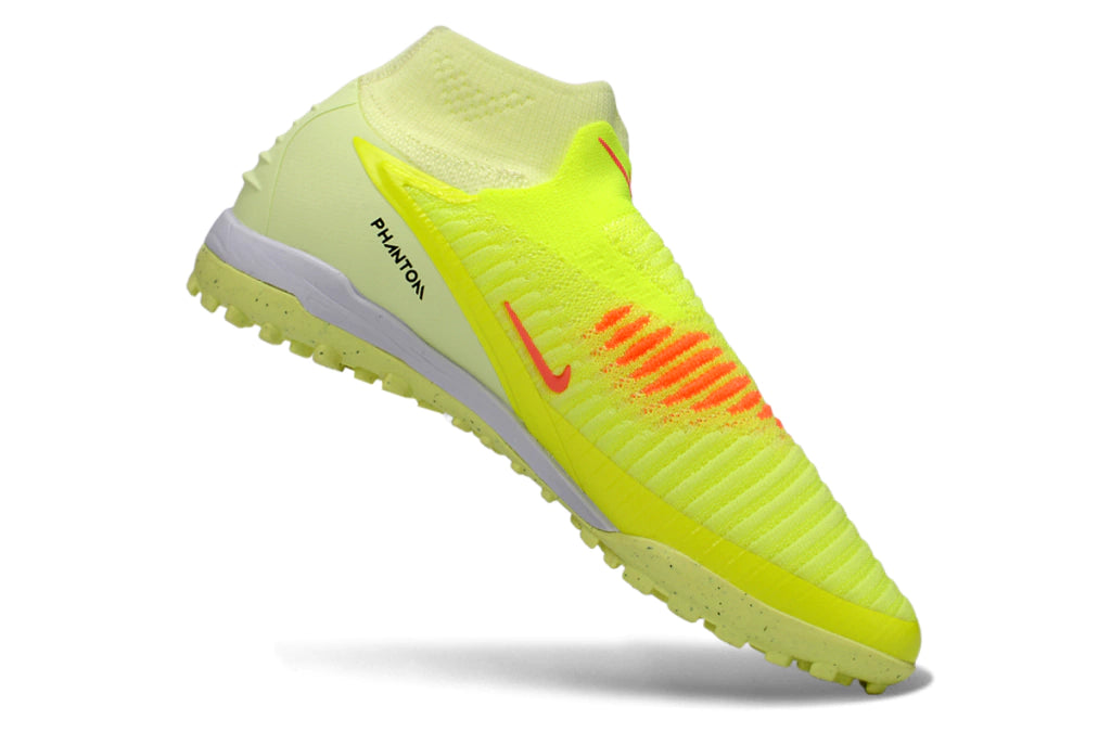 Chuteira Nike Phantom ReactX 6 Pro Botinha Society TF "Max Voltage"