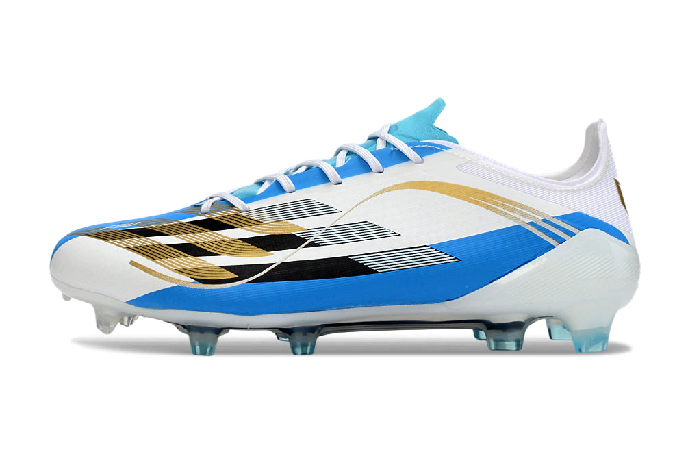 Chuteira Adidas F50 X Campo - Azul/Branco