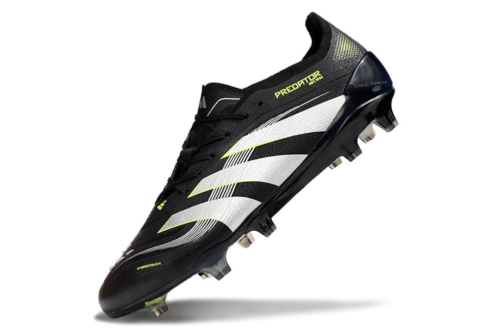 Chuteira Adidas Predator Elite 25 Campo FG - Preto/Branco