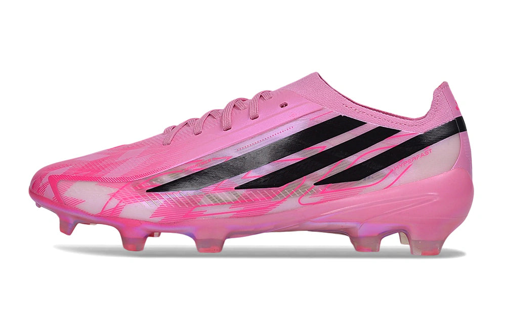 Chuteira Adidas F50 Hyperfast Eltie FG - Rosa