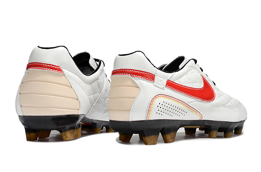 Chuteira Nike Tiempo Legend 10R Elite Campo - Vermelho/Branco