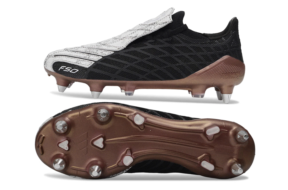 Chuteira Adidas F50 Spider SG - Preto/Branco