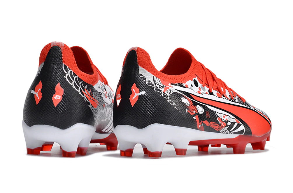 Chuteira Puma Ultra 5 Campo FG - Vermelho/Preto/Branco