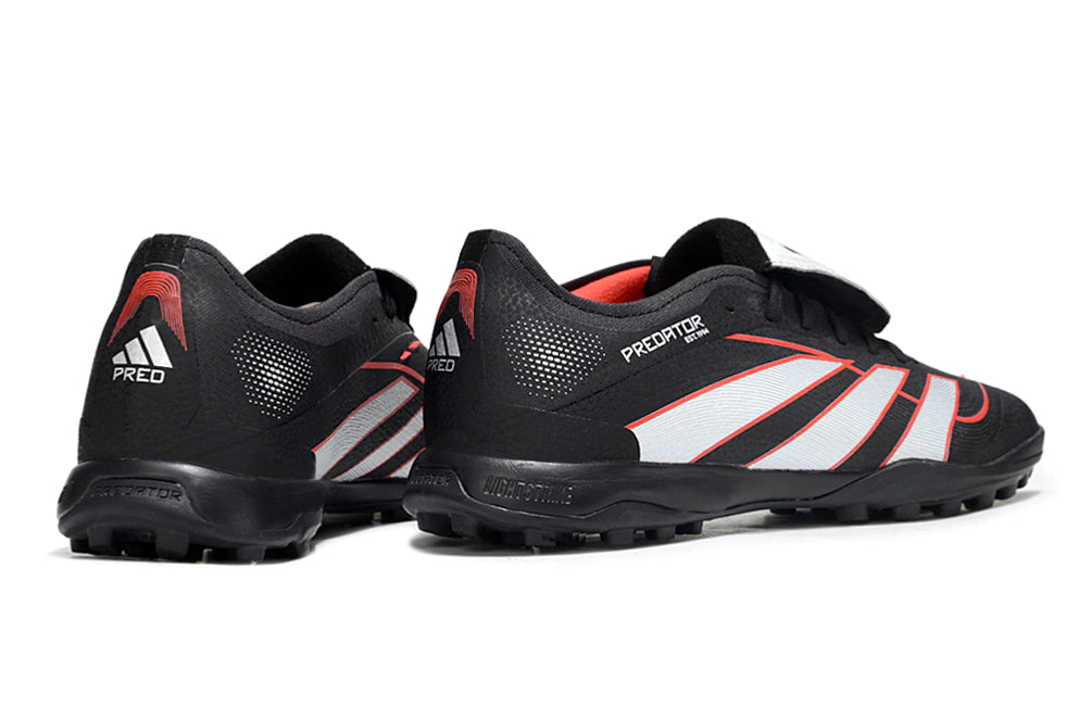 Chuteira Adidas Predator Tongue Elite 25 Society - Preto/Laranja
