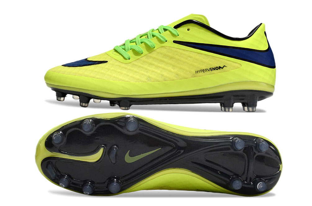 Chuteira Nike Hypervenom Phantom FG - Verde/Preto/Azul