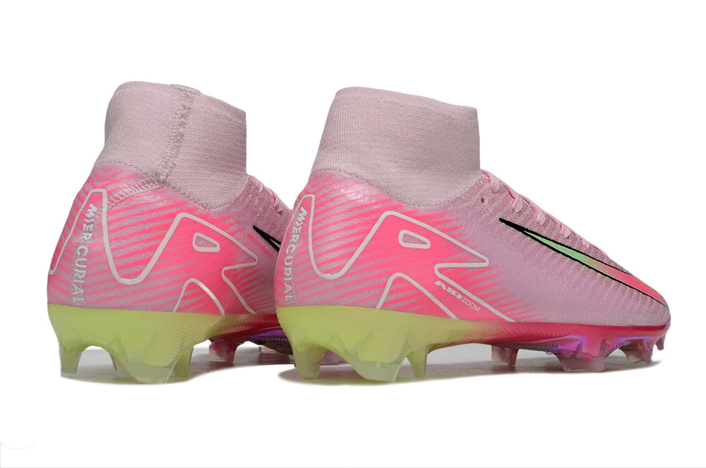 Chuteira Nike Air Zoom Mercurial Superfly 10 Elite Campo - Rosa