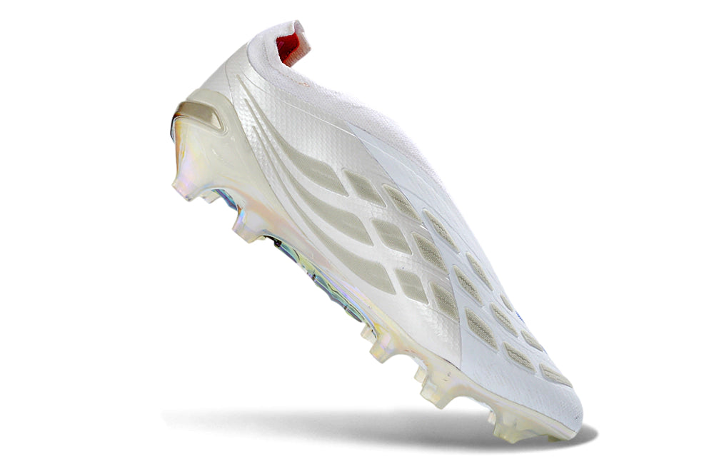 Chuteira Adidas Predator Laceless 26 Elite FG - Branco