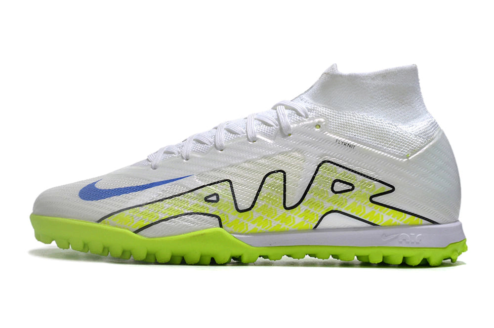 Chuteira Nike Mercurial Superfly 9 Elite Society - Branco/Verde