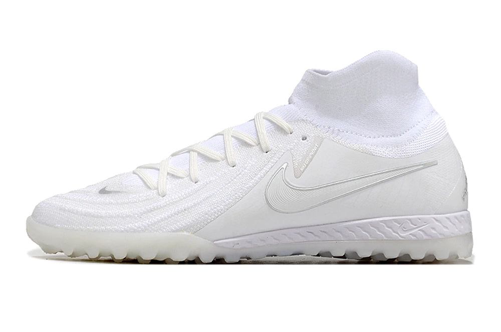 Chuteira Nike React Phantom Luna 2 Elite Society - All White