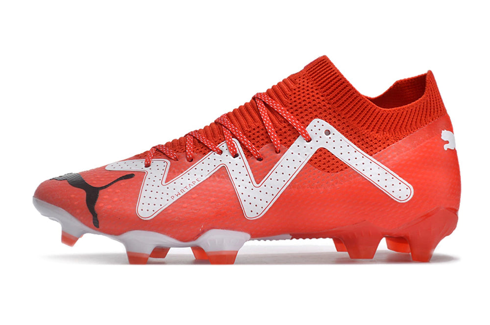 Chuteira Puma Future Ultimate FG - Vermelho/Branco