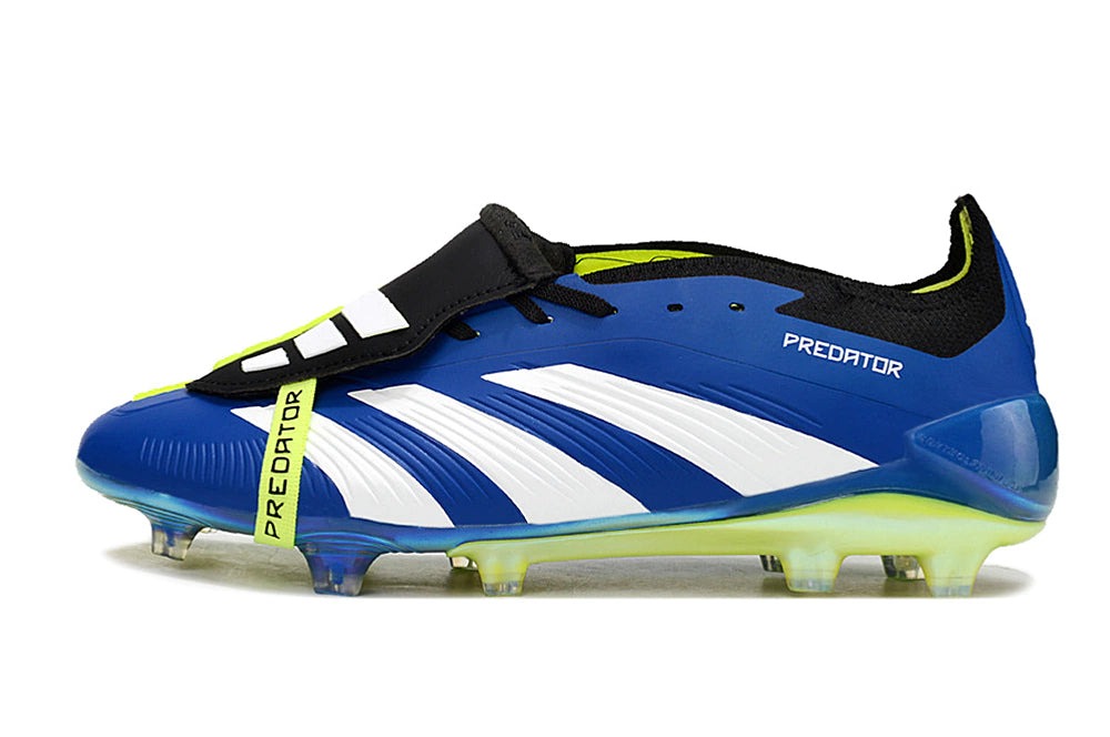 Chuteira Adidas Predstrike Elite Campo - Azul/Verde