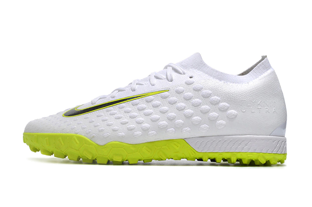 Chuteira Nike Phantom Ultra Venom Society TF - Branco/Verde