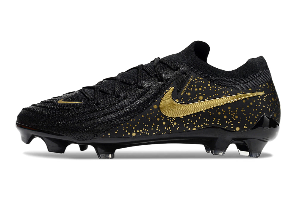 Chuteira Nike Campo Phantom GX2 Elite Campo FG - Preto/Dourado