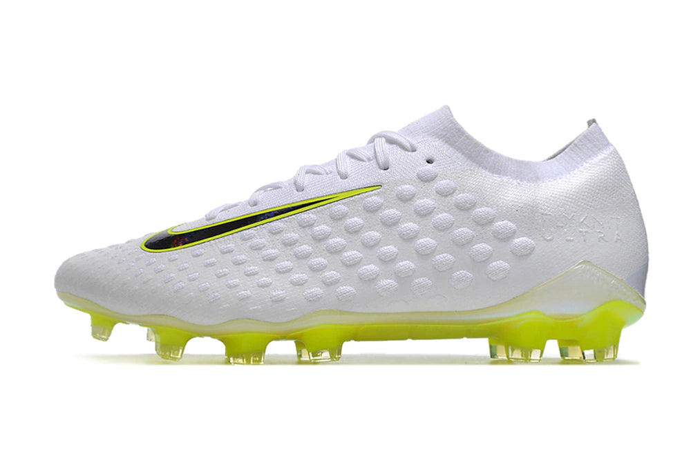 Chuteira Nike Phantom Ultra Venom FG - Branco/Verde