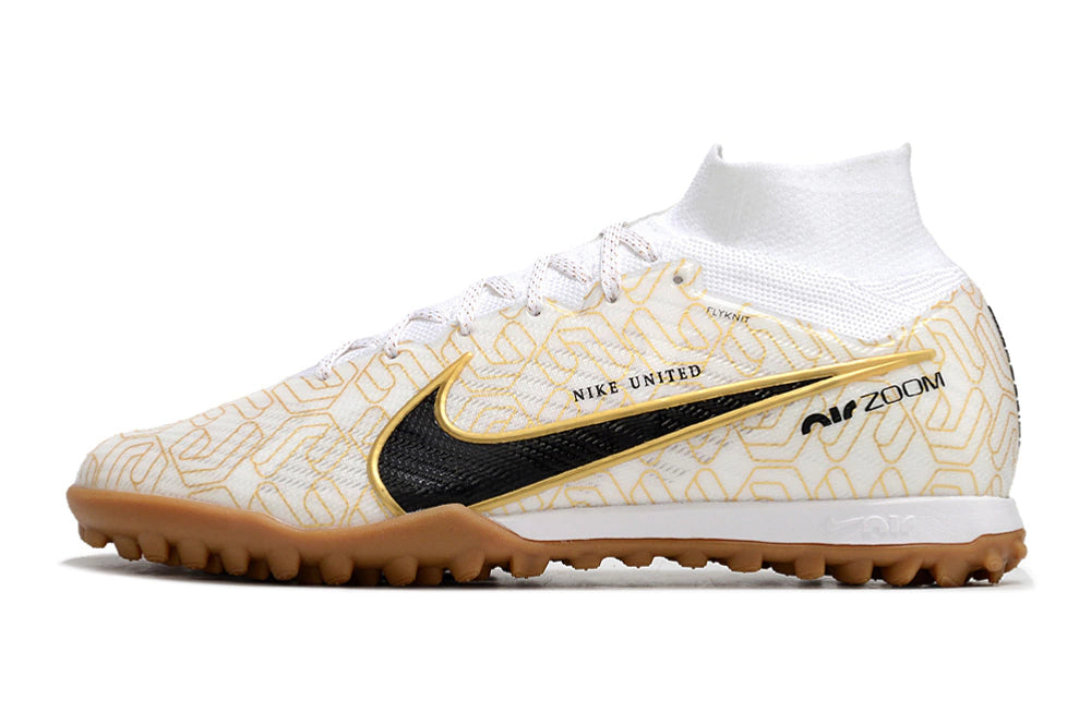 Chuteira Nike Mercurial Superfly 9 Elite Society "United Golden"