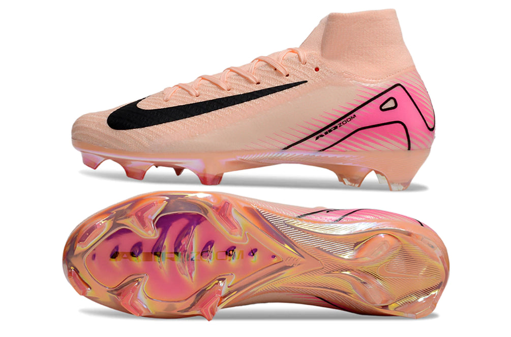 Chuteira Nike Air Zoom Mercurial Superfly 10 Elite Campo - Rose