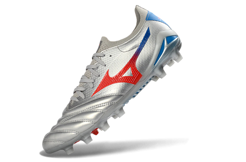 Chuteira Mizuno Morelia Neo 4 Campo - Prata