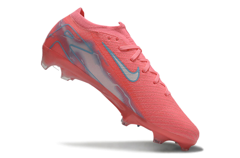Chuteira Nike Air Zoom Mercurial Vapor 16 Elite FG - Rosa/Branco/Azul